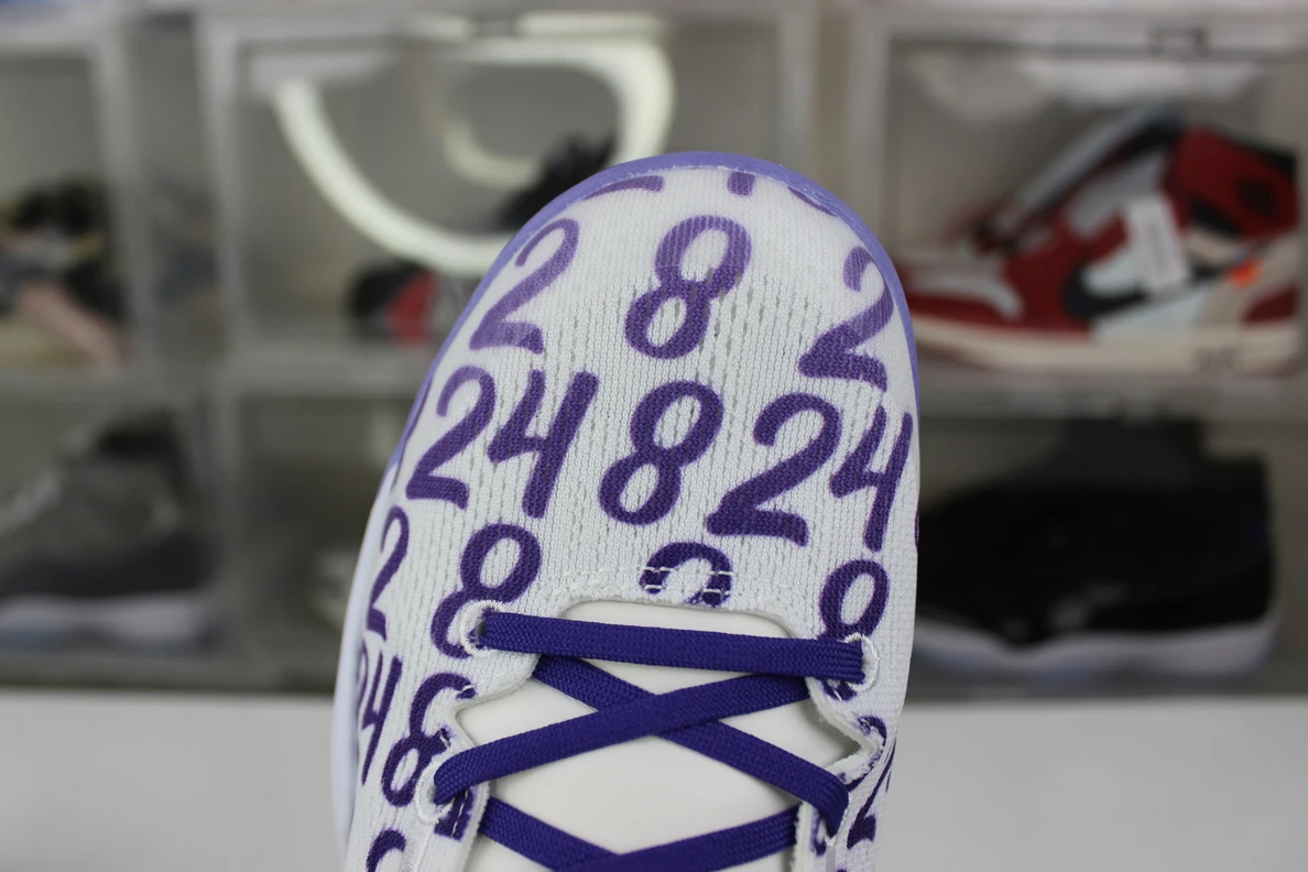 Trendy 7246 GOAT Nike Kobe 8 Protro “White Court Purple” 2231