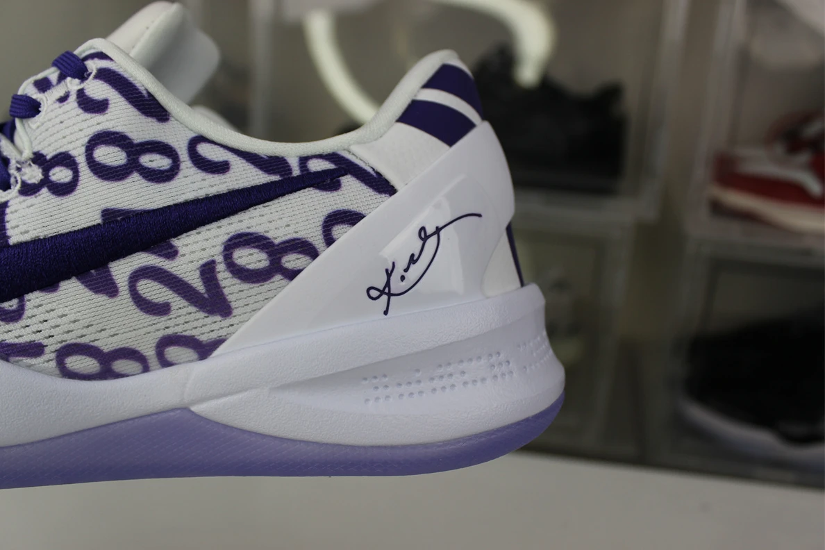 Trendy 7246 GOAT Nike Kobe 8 Protro “White Court Purple” 2231