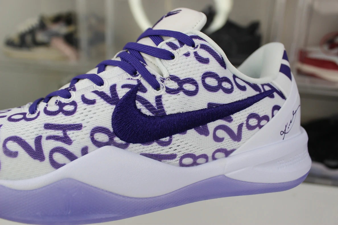 Trendy 7246 GOAT Nike Kobe 8 Protro “White Court Purple” 2231