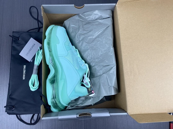 Trendy 7824 BLCG Triple S Clear Sole Green  541624 W2GA1 3365