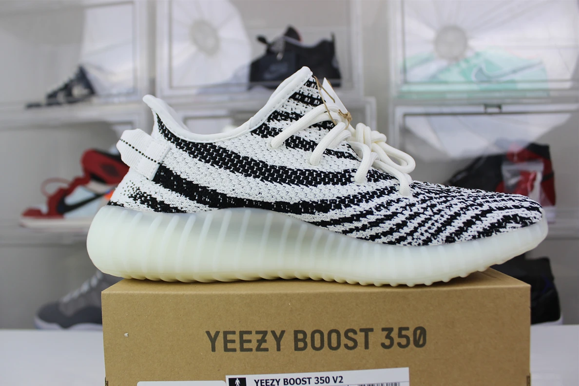 Trendy 9985 Yeezy 350 V2s White Zebra 2873