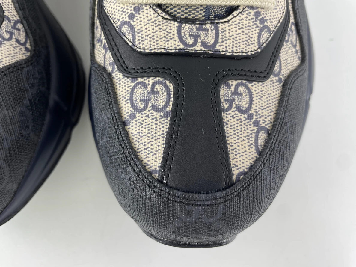 Trendy GUCCI Old Daddy Style Blue grey color shoes 80
