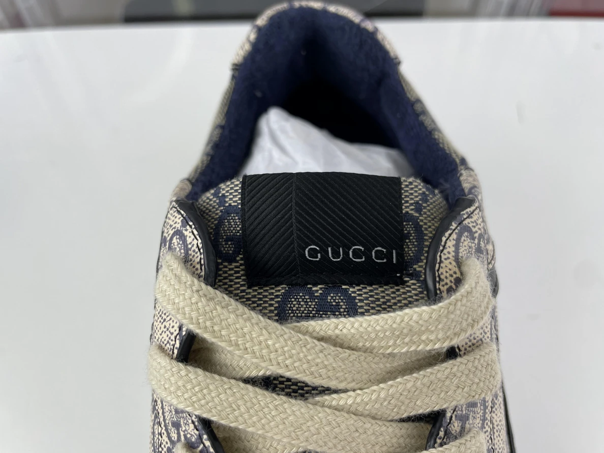 Trendy GUCCI Old Daddy Style Blue grey color shoes 80