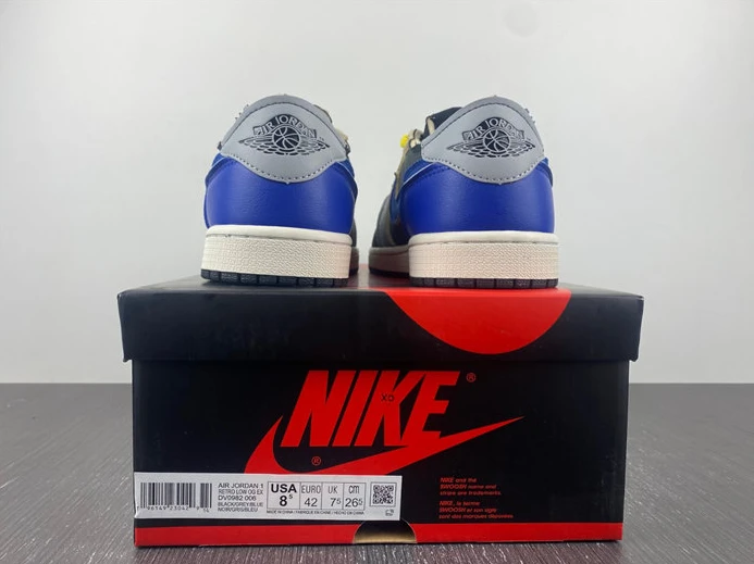 Trendy Jordan 1 Low OG EX Blue Smoke Grey DV0980-006 652