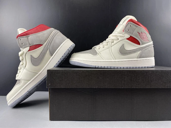 Trendy Jordan1 Mid Sneakersnstuff 20th Anniversary CT3443-100 520
