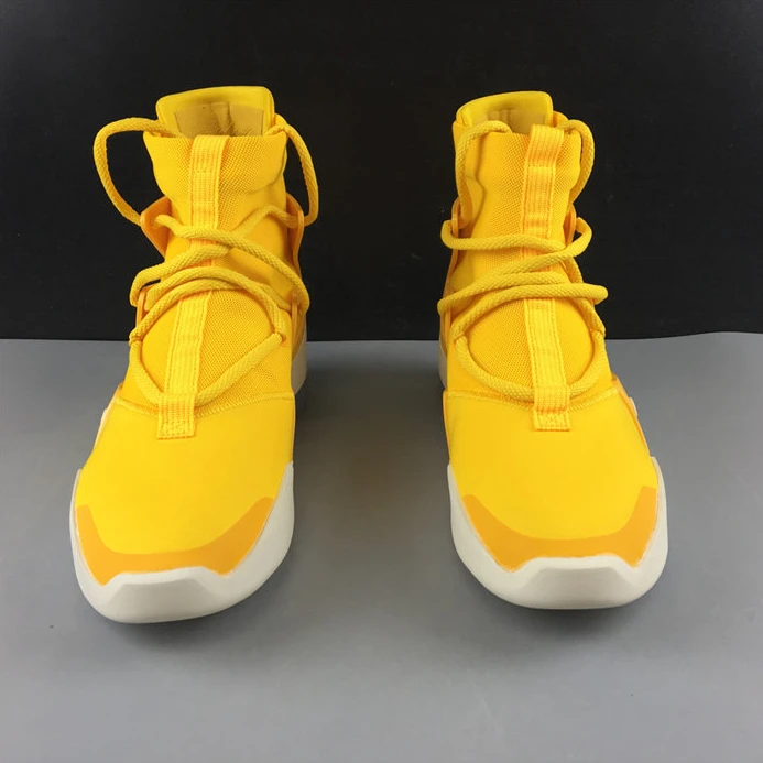 Trendy Nike Air Fear Of God 1 Yellow  AR4237-700 2736