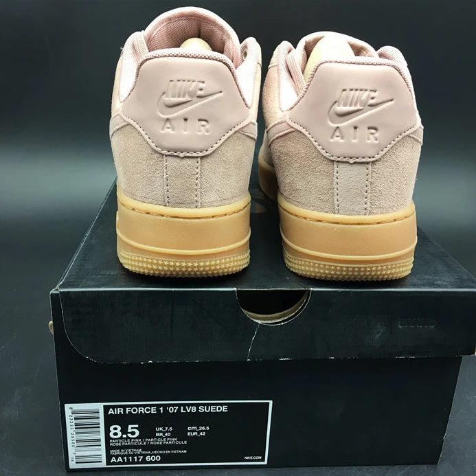 Trendy Nike Air Force 1 Low Particle Pink Gum  AA1117-600 2497
