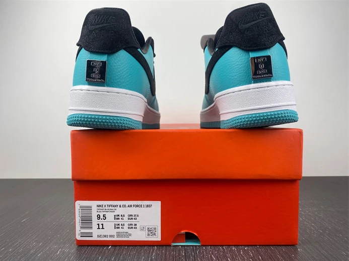 Trendy Nike Air Force 1 Low Tiffany & Co. 1837 DZ1382-002 2409