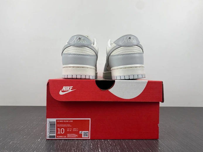 Trendy Nike Dunk Low Needlework Sail Aura FJ4553-133 1749