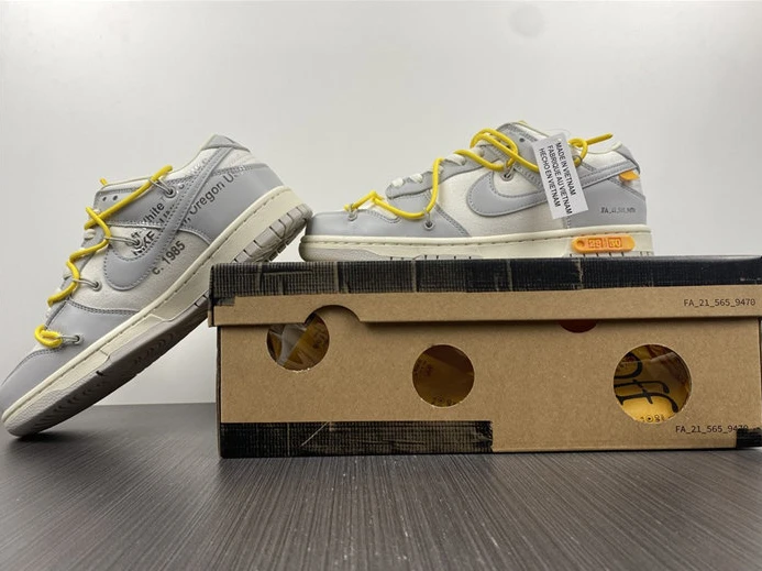Trendy Nike Dunk Low Off-White Lot 29 DM1602-103 2347