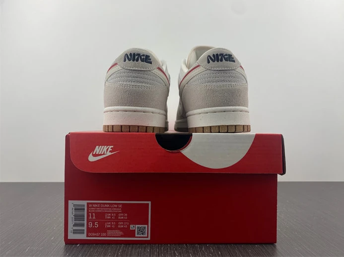 Trendy Nike Dunk Low SE 85 Double Swoosh Sail Orange  DO9457-100 1850