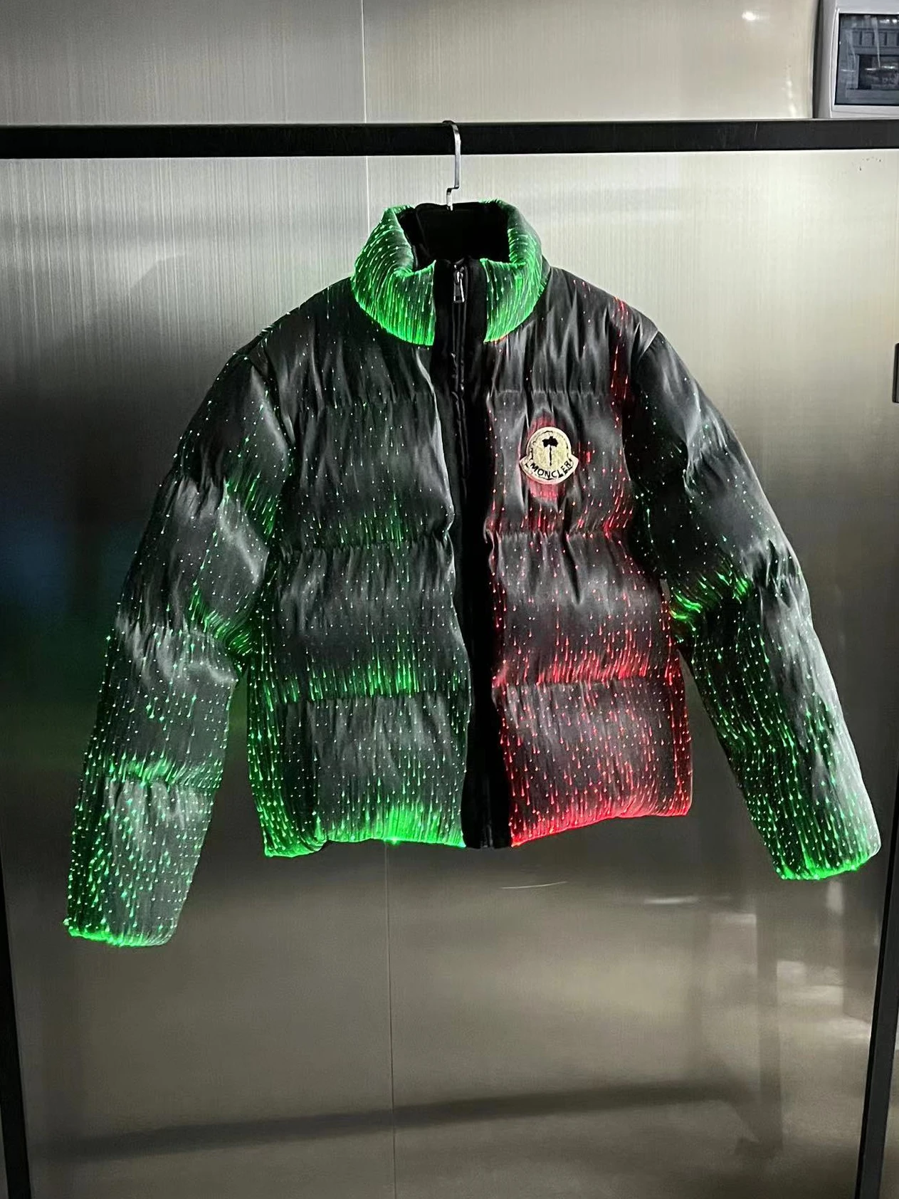 UrbanStyle 1384 Moncler Palm Angels Glow in Dark Grey Jacket 33