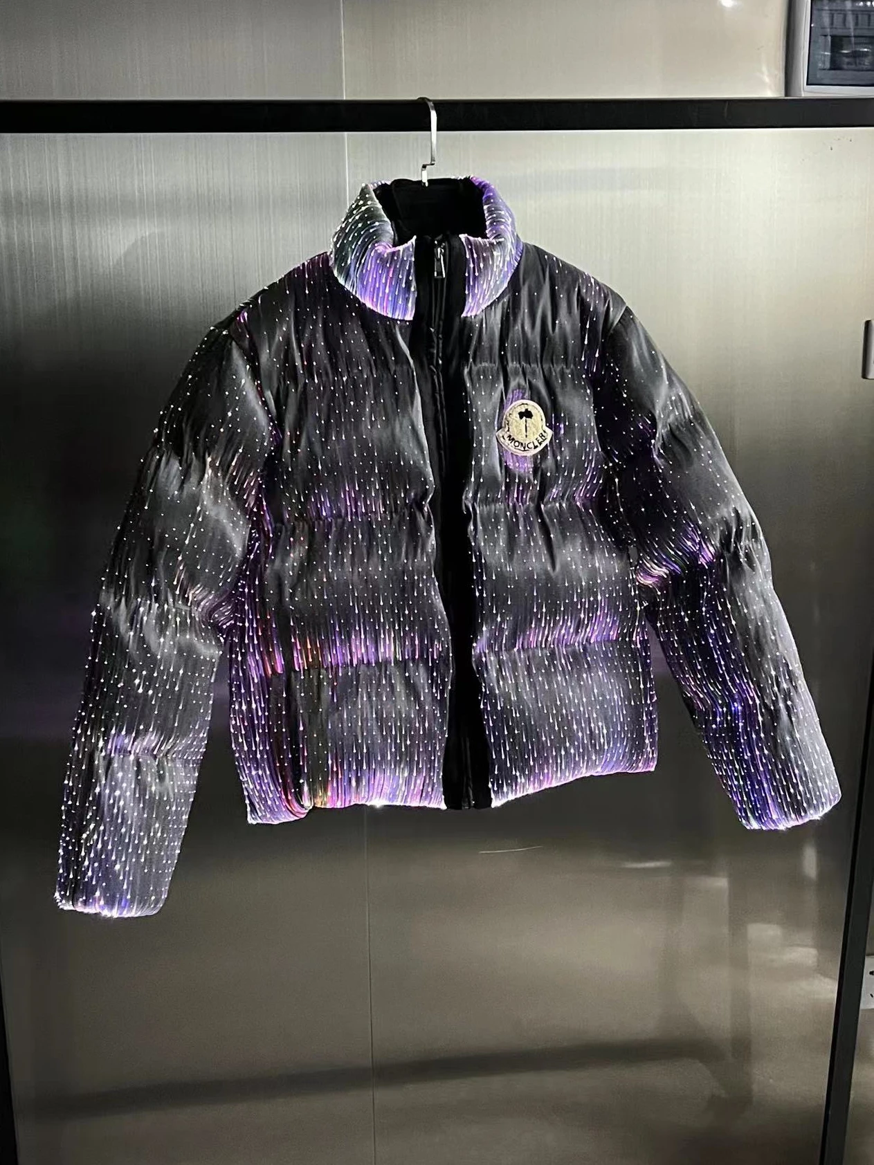 UrbanStyle 1384 Moncler Palm Angels Glow in Dark Grey Jacket 33