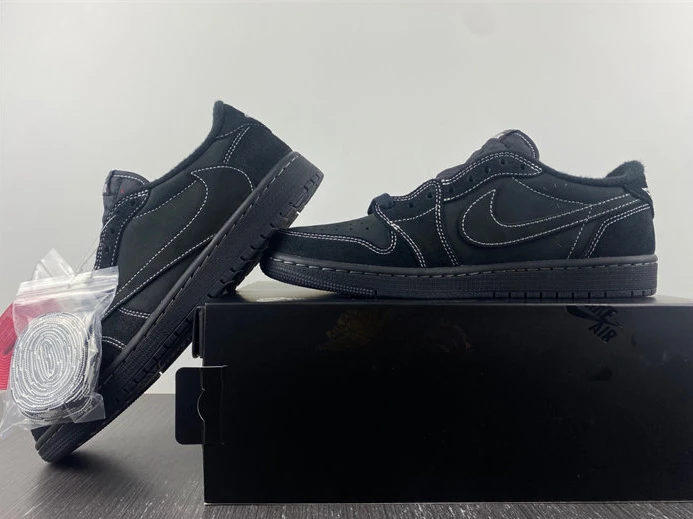UrbanStyle 2143 GOAT Travis Scott x Air Jordan 1 Low OG Black Phantom 657