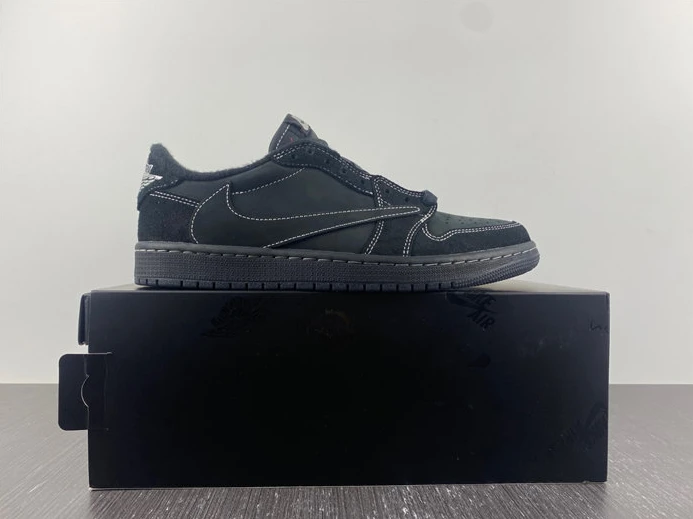 UrbanStyle 2143 GOAT Travis Scott x Air Jordan 1 Low OG Black Phantom 657