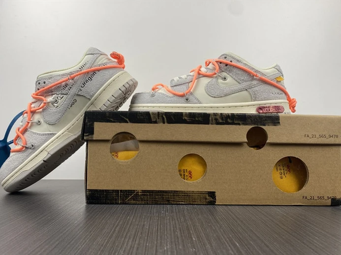 UrbanStyle 4590 Nike Dunk Low Off-White Lot 19 DJ0950- 1938