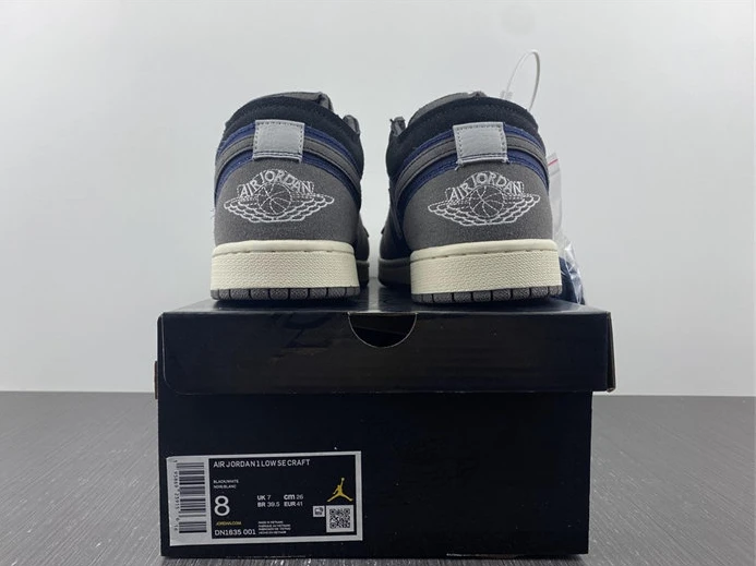 UrbanStyle 5598 Jordan 1 Low Craft Inside Out Black DN1635- 670