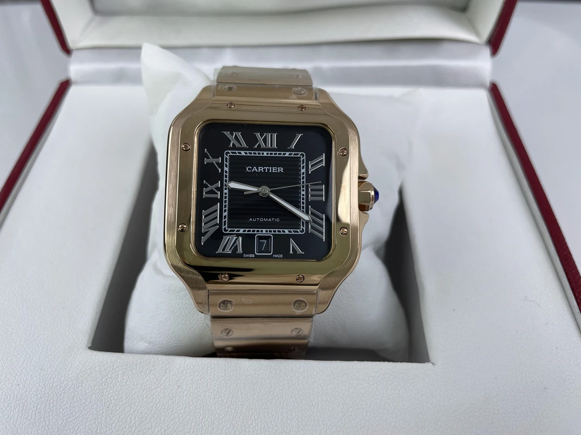 UrbanStyle Cartier Santos Rose Gold colorway, 47.5x 39.8mm 308