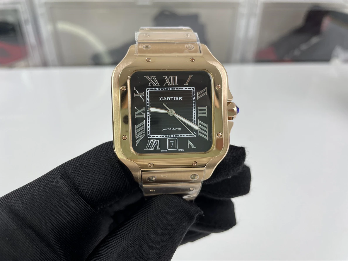 UrbanStyle Cartier Santos Rose Gold colorway, 47.5x 39.8mm 308