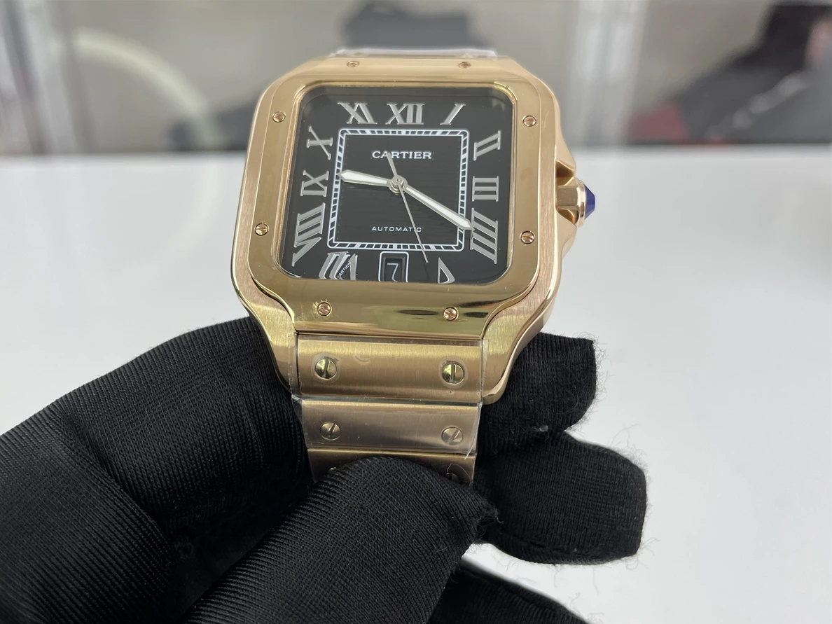 UrbanStyle Cartier Santos Rose Gold colorway, 47.5x 39.8mm 308