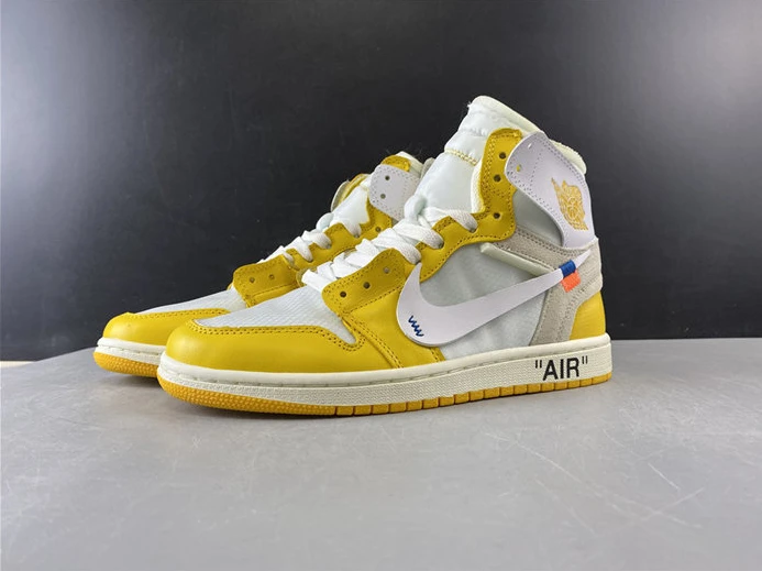 UrbanStyle Jordan1 Retro Off-White yellow AQ0818-149 535