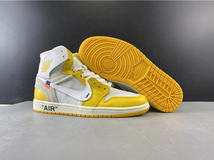 UrbanStyle Jordan1 Retro Off-White yellow AQ0818-149 535