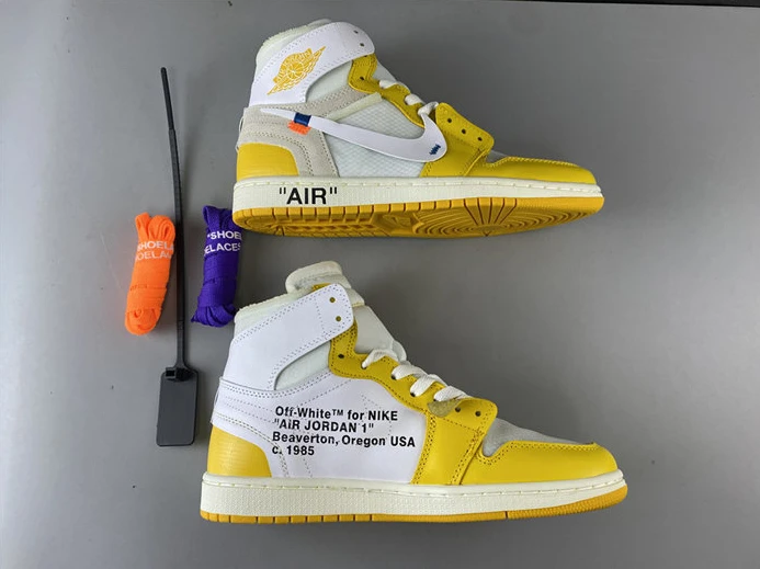 UrbanStyle Jordan1 Retro Off-White yellow AQ0818-149 535