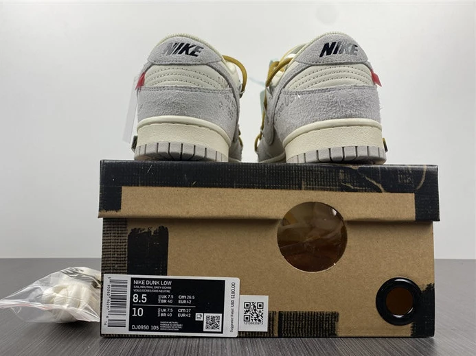 UrbanStyle Nike Dunk Low Off-White Lot 37 DJ0950-105 1955