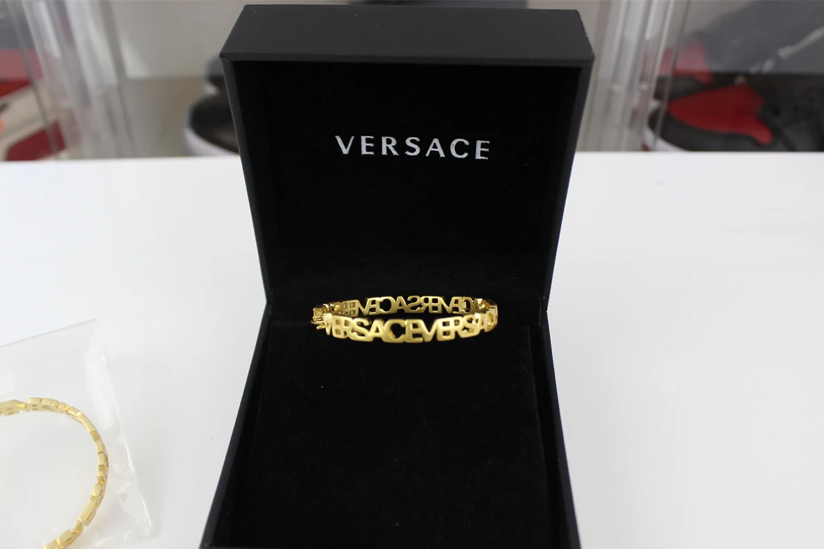 Versace LOGO Hoop Earrings SportInspired 3576