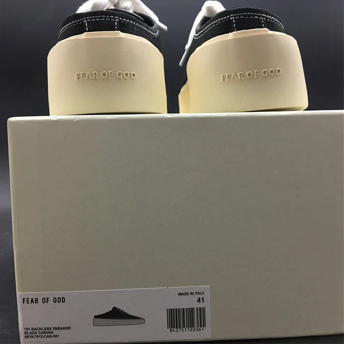 WellDesigned 1330 Fear Of God 101 Backless Sneaker Black 2753