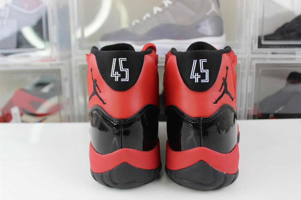 WellDesigned 1645 Air Jordan 11 Retro Red Black 1039
