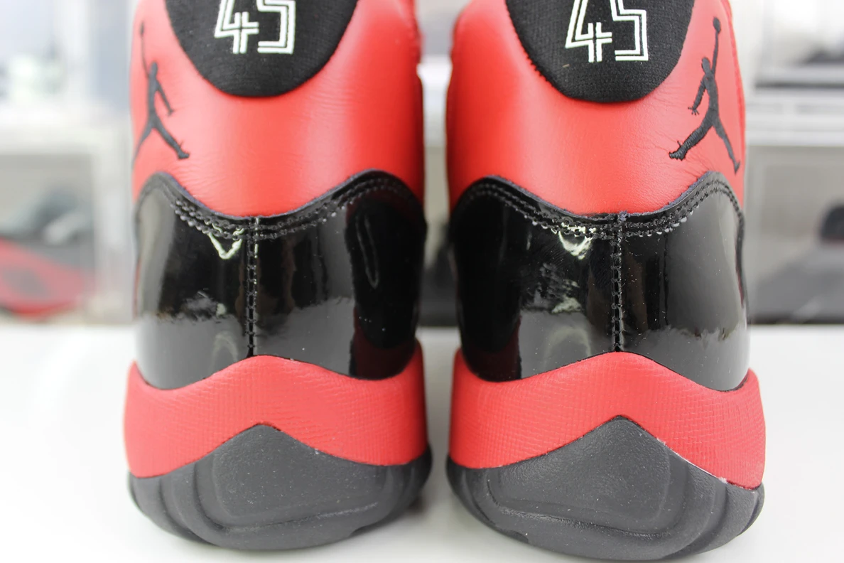 WellDesigned 1645 Air Jordan 11 Retro Red Black 1039