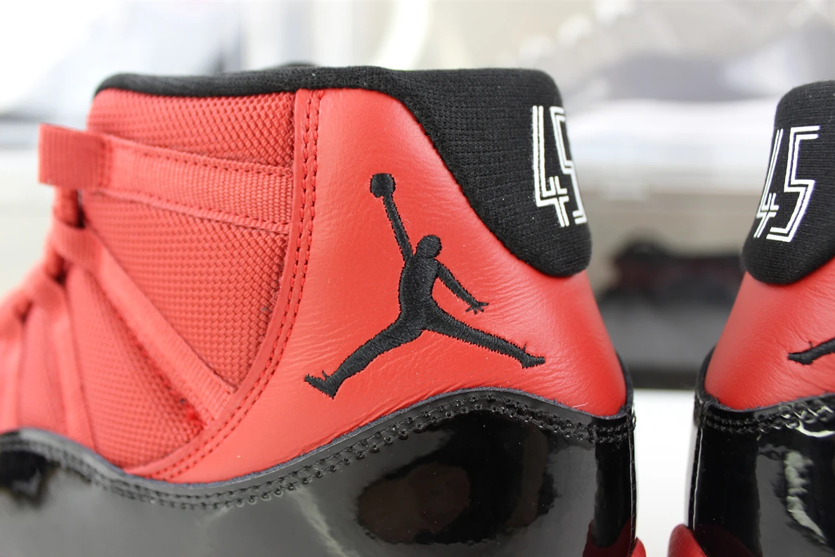 WellDesigned 1645 Air Jordan 11 Retro Red Black 1039
