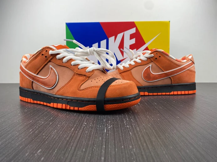 WellDesigned 3270 Nike SB Dunk Low Concepts Orange Lobster FD8776- 1825