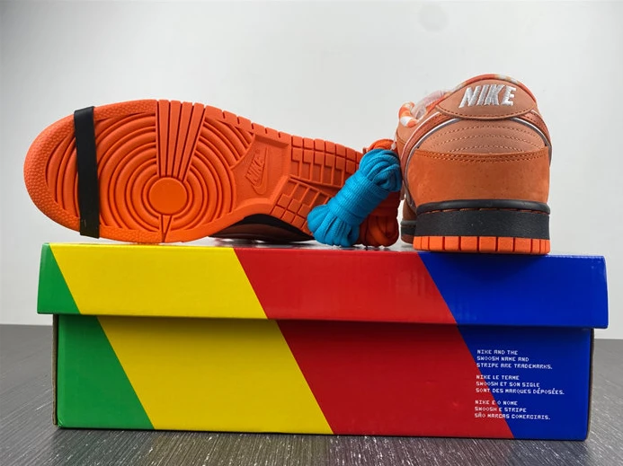 WellDesigned 3270 Nike SB Dunk Low Concepts Orange Lobster FD8776- 1825