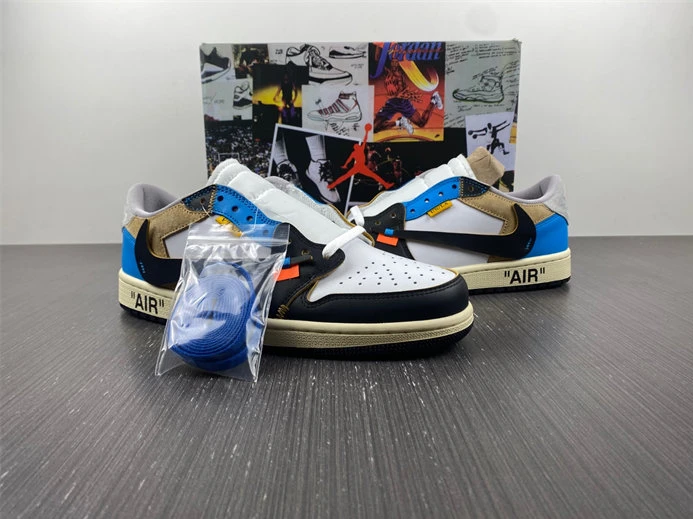 WellDesigned 3529 OFF-WHITE x Air Jordan 1 OW CZ0790- 629