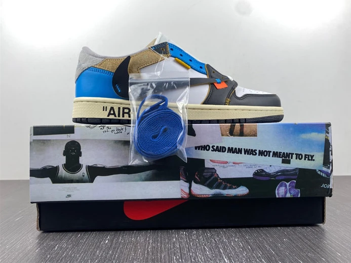 WellDesigned 3529 OFF-WHITE x Air Jordan 1 OW CZ0790- 629