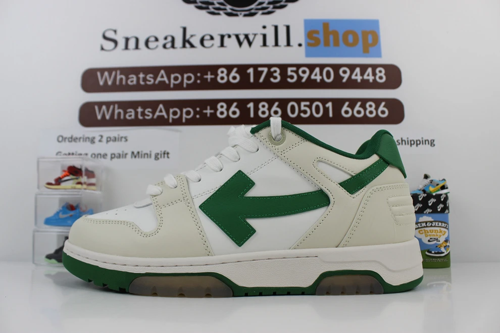 WellDesigned 3934 Off-White Out Of Office White Green 2315