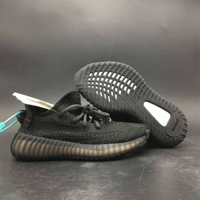 WellDesigned 5448 adidas Yeezy Boost 350 V2 Static Black (Reflective) FU 2942