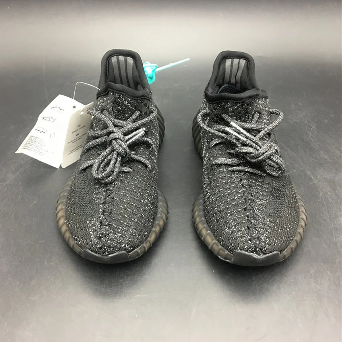 WellDesigned 5448 adidas Yeezy Boost 350 V2 Static Black (Reflective) FU 2942