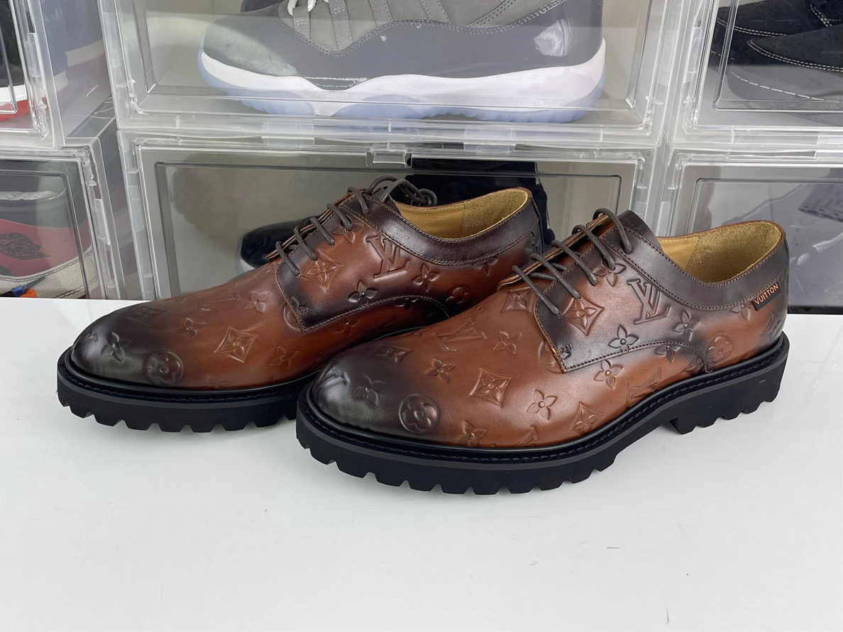 WellDesigned 7703 LV Brown Cattlehide dressing shoes 165
