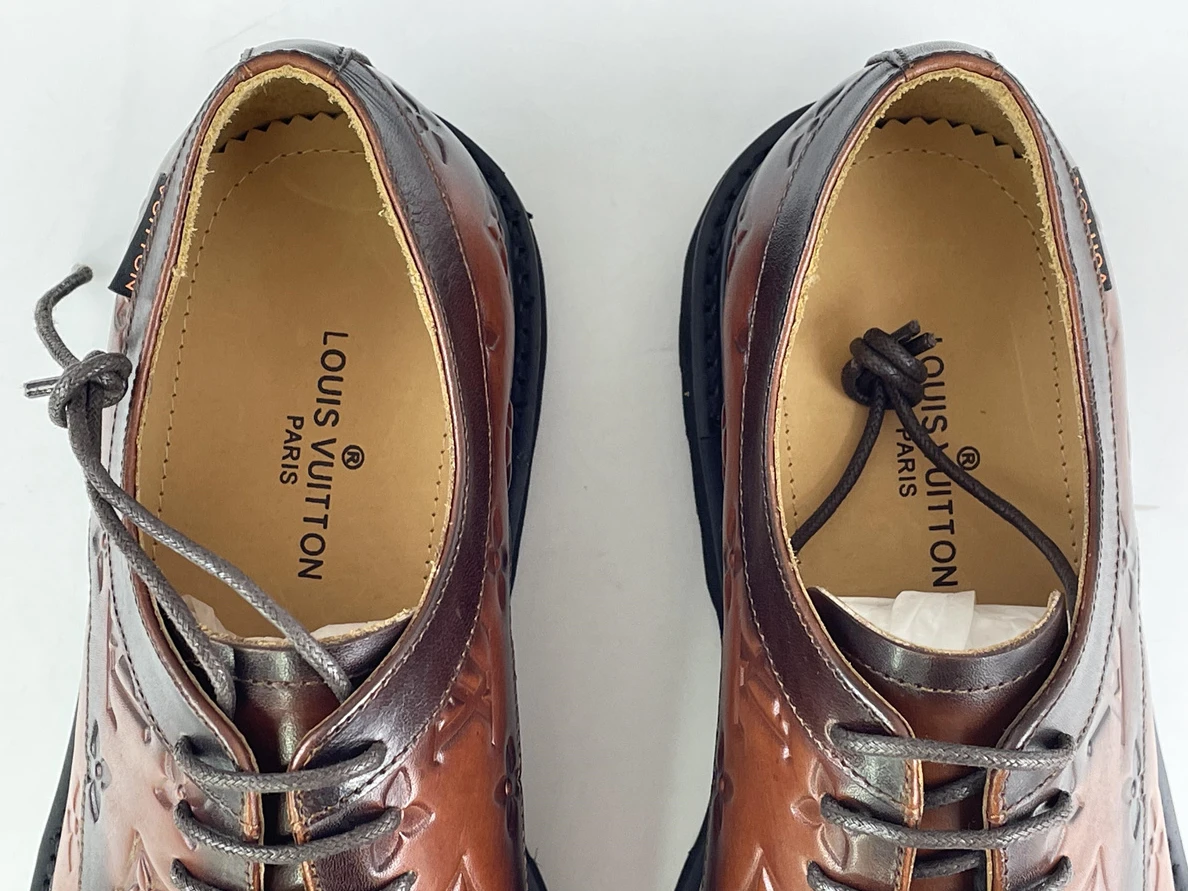 WellDesigned 7703 LV Brown Cattlehide dressing shoes 165