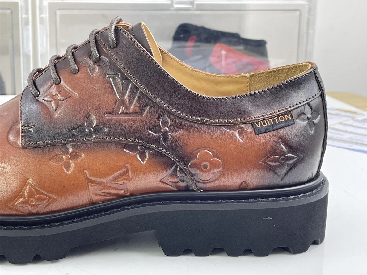 WellDesigned 7703 LV Brown Cattlehide dressing shoes 165