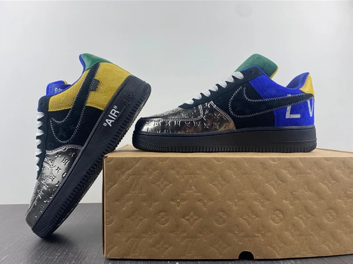 WellDesigned 8411 Louis Vuitton x Nike Air Force 1 Low 1A9VCH 2419