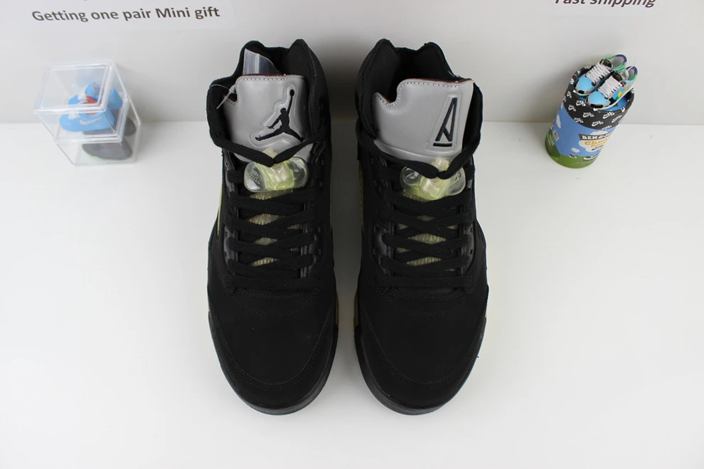 WellDesigned GOAT A Ma Maniére X Air Jordan 5 Black 932