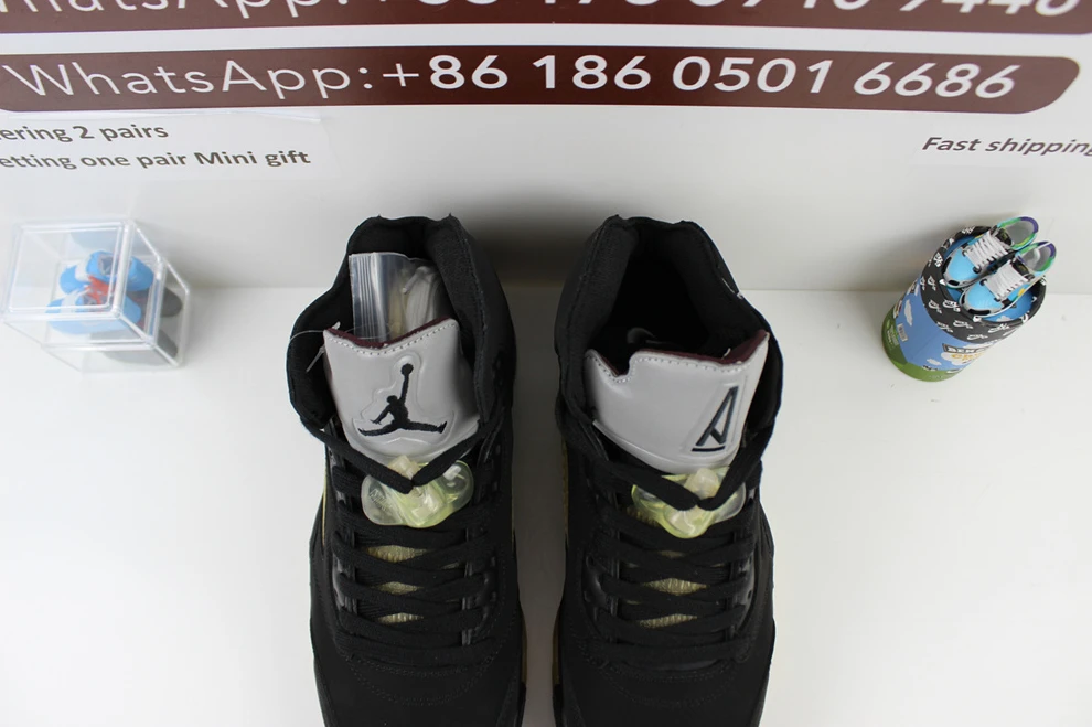 WellDesigned GOAT A Ma Maniére X Air Jordan 5 Black 932
