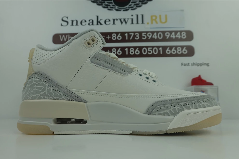 WellDesigned GOAT Air Jordan 3 Craft Ivory 720