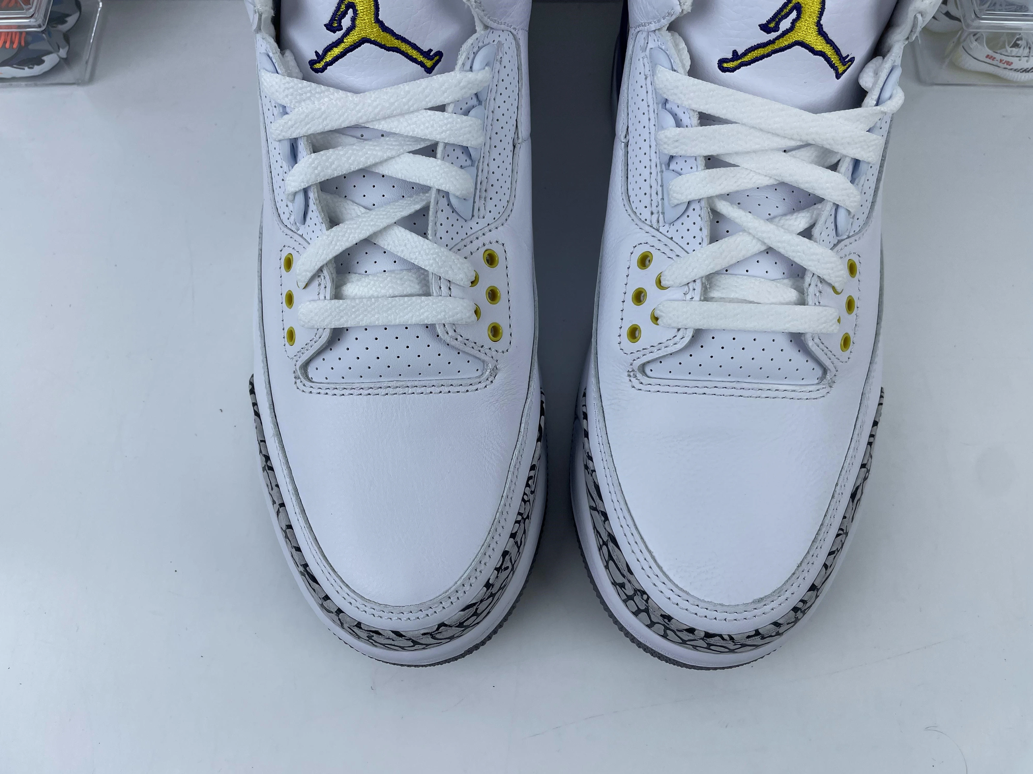 WellDesigned GOAT Air Jordan 3 Retro OG White Purple 712