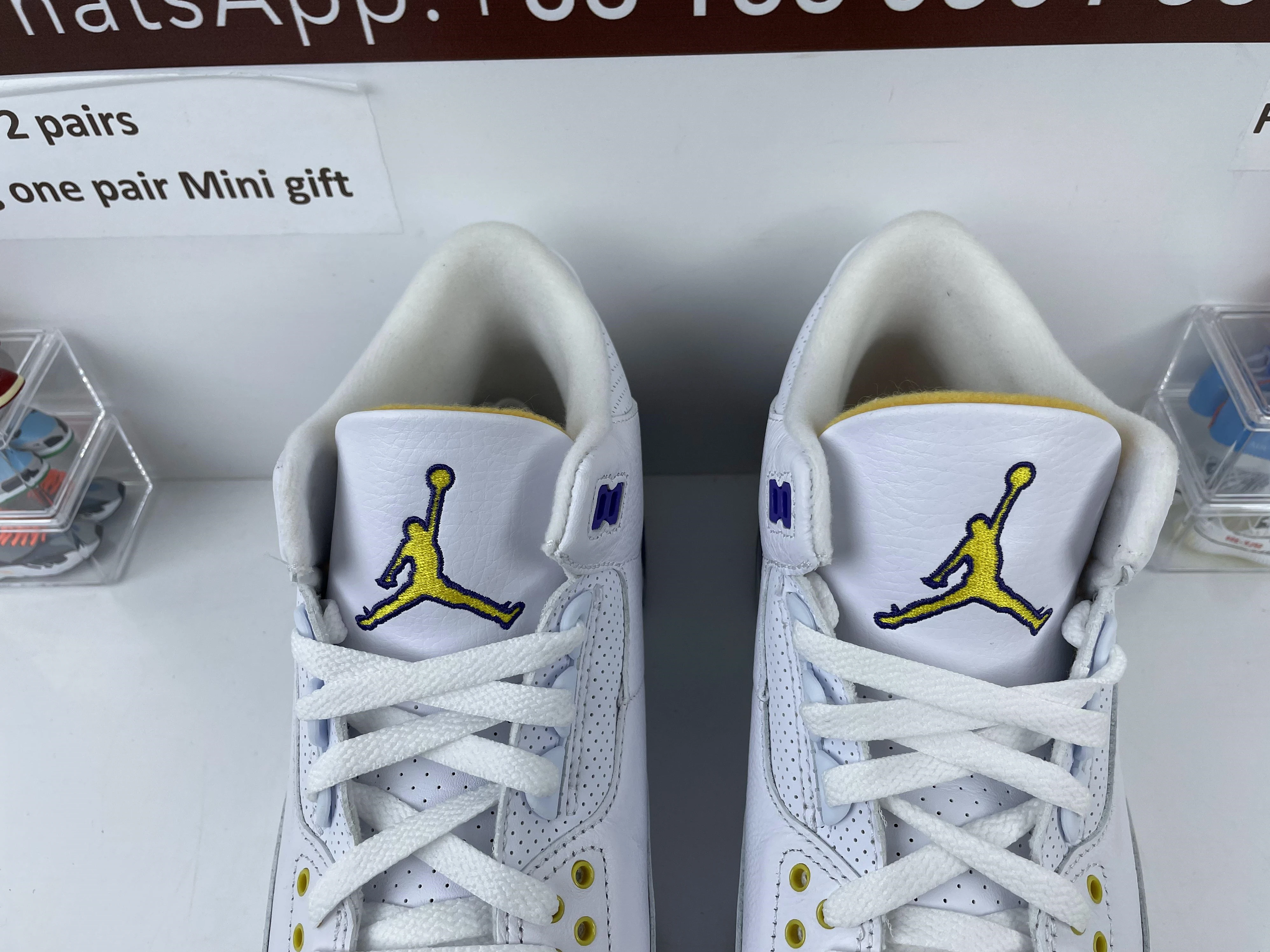 WellDesigned GOAT Air Jordan 3 Retro OG White Purple 712