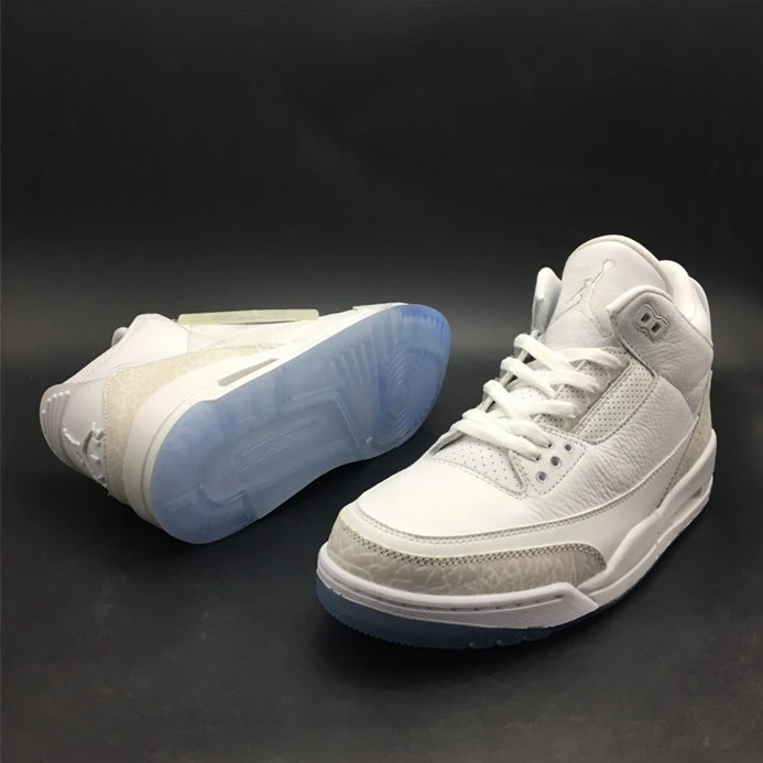 WellDesigned Jordan3 Retro Pure White 136064-111 780